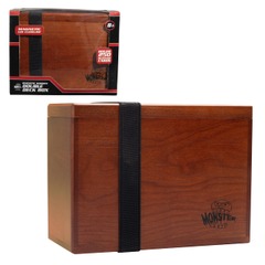 Monster - Magnetic Wooden Double Deck Box - Stained Cherry Finish
